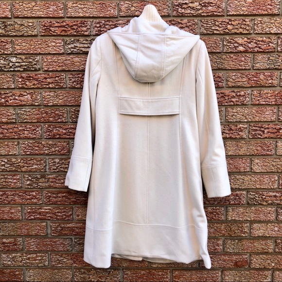 GUESS Ivory Wool-blend Coat - Picture 2 of 8